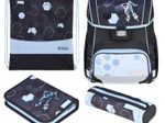 herlitz Schulranzen-Set Loop Plus Cyber Soccer grün 17,0 l