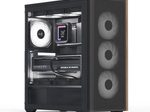 AeroCool PC Gehäuse D501A-G-BK-v2 Mid-Tower Schwarz