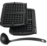 Tefal Waffelplatten (x 2) und Schöpfkelle XA7248