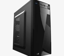 AeroCool PC Gehäuse CS-1101 Mid-Tower Schwarz