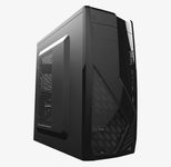 AeroCool PC Gehäuse CS-1102 Mid-Tower Schwarz