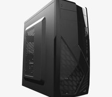 AeroCool PC Gehäuse CS-1102 Mid-Tower Schwarz