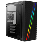 AeroCool PC Gehäuse Streak Mid-Tower Schwarz (Window-Kit)