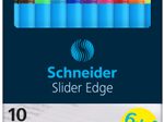 Schneider Slider Edge Kugelschreiber farbsortiert 1.0 mm Schreibfarbe: Mehrfarbig, 6 St. + GRATIS 4 St.