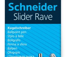 Schneider Slider Rave XB Kugelschreiber blau 0.7 mm Schreibfarbe: Schwarz, 3 St. + GRATIS 1 Schneider Slider Memo XB