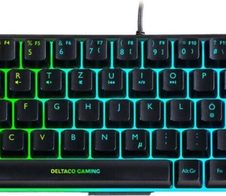 Deltaco Tastatur DK240 Mini 60% transparent