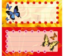 HERMA Schuletiketten Schmetterlinge