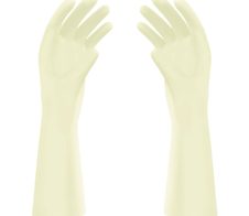 Meditrade® Gentle Skin® Smooth OP-Handschuhe Größe 7 beige 50 Paar