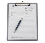 WEDO Klemmbrett 578155 DIN A4 gun Aluminium, 1 St.