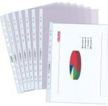 herlitz Prospekthüllen DIN A4 0,09 mm glasklar