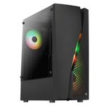 Aerocool PC Gehäuse Wave v3 Midi-Tower Schwarz