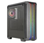 Aerocool PC Gehäuse Skyline ARGB Midi-Tower Schwarz