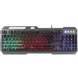 Speedlink LUNERA Metal RGB Rainbow Gaming Tastatur, schwarz - DE Layout