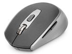 Digitus kabellose Maus, Schwarz/Grau