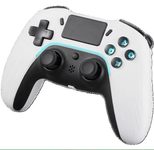 DELTACO Playstation 4 Wireless Bluetooth Controller, weiß