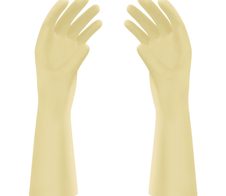 Meditrade® Gentle Skin® Isopretex® OP-Handschuhe Größe 6,5 beige 50 Paar