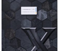 HERMA Heftumschlag X schwarz DIN A4 21,0 x 29,7 cm