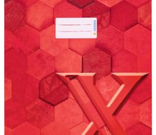 HERMA Heftumschlag X rot DIN A4 21,0 x 29,7 cm