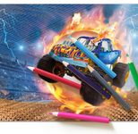 ROTH Monstertruck Schreibtischunterlage 59,0 x 39,0 cm