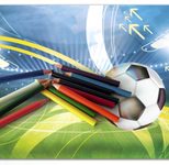 ROTH Fußball Schreibtischunterlage 59,0 x 39,0 cm