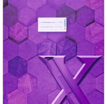 HERMA Heftumschlag X violett DIN A4 21,0 x 29,7 cm
