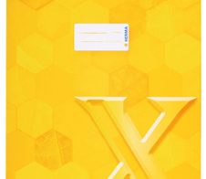 HERMA Heftumschlag X gelb DIN A4 21,0 x 29,7 cm