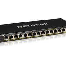 Netgear GS316P-100EUS Nicht verwalteter PoE+ Essentials-Switch mit 16 Anschlüssen (115 W)