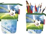 ROTH Schlampermäppchen Fußball blau/grün
