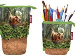 ROTH Schlampermäppchen T-Rex Welt grün/braun