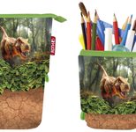 ROTH Schlampermäppchen T-Rex Welt grün/braun