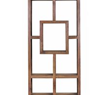 WOHNLING Bücherregal WL1.375 MUMBAI Massiv-Holz Sheesham 90 x 180 cm