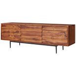 WOHNLING HiFi Lowboard WL5.636 Sheesham Massivholz 147x50x38cm