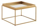 WOHNLING WL6.694 Couchtisch Gold 60 cm x 60 cm x 41 cm