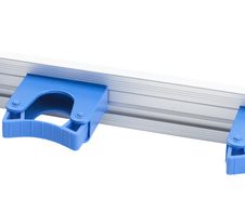 haug® bürsten Besenhalter, blau, silber