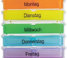 WUNDmed® Tablettenbox Rainbow bunt