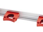haug® bürsten Besenhalter, rot, silber
