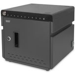 Digitus Mobiler Desktop Ladeschrank für 10 Notebooks/Tablets bis 13 Zoll, UV-C, USB-C