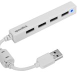Speedlink SNAPPY SLIM USB Hub 4-Port, weiß