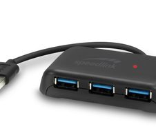 Speedlink SNAPPY EVO USB Hub 4-Port, schwarz