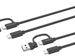 Speedlink STREAM Play & Charge USB-C/A Kabel Set für PS5, schwarz