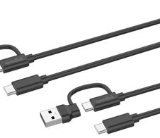 Speedlink STREAM Play & Charge USB-C/A Kabel Set für PS5, schwarz