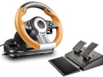 Speedlink DRIFT O.Z. Lenkrad- und Pedale-Set für PC, schwarz-orange
