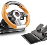 Speedlink DRIFT O.Z. Lenkrad- und Pedale-Set für PC, schwarz-orange
