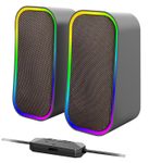 Speedlink TOKEN RGB Gaming Stereo Lautsprecher, schwarz