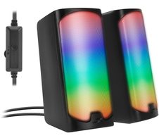 Speedlink TONOS RGB Gaming Stereo Lautsprecher, schwarz
