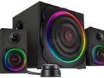 Speedlink GRAVITY CARBON RGB 2.1 Subwoofer System, schwarz