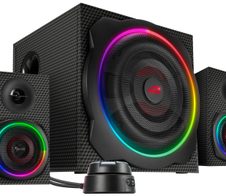 Speedlink GRAVITY CARBON RGB 2.1 Subwoofer System, schwarz