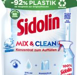 Sidolin All in 1 MIX & CLEAN Cristal Glasreiniger-Konzentrat 0,125 l
