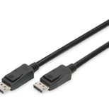Digitus DisplayPort Anschlusskabel,Typ DP St/St, 2.0m, m/Sperre, UHD 8K 60Hz, DP 1.4, sw