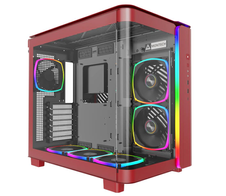 Montech PC Gehäuse King 95 Pro Mid-Tower Rot